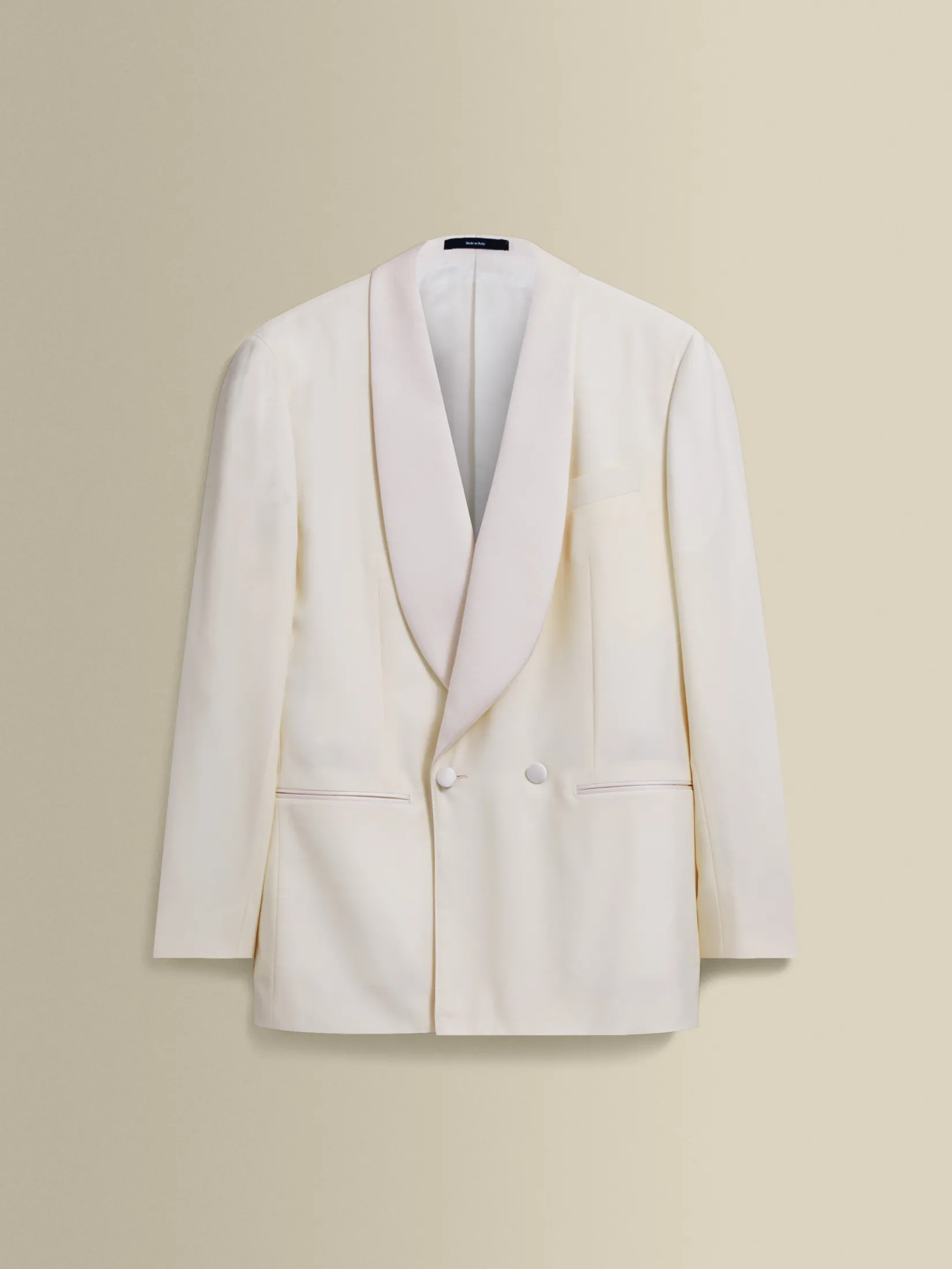 Online Wool Double Breasted Shawl Lapel Dinner Jacket Tailoring