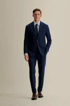 Best Wool Single Breasted Wide Peak Lapel Suit Tailoring