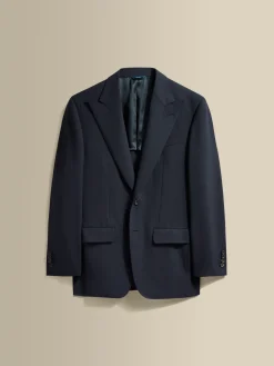 Clearance Wool Single Breasted Wide Peak Lapel Suit Tailoring