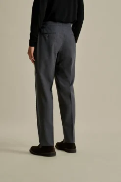 Online Wool Single Pleat Tailored Trousers Trousers & Shorts|Tailoring