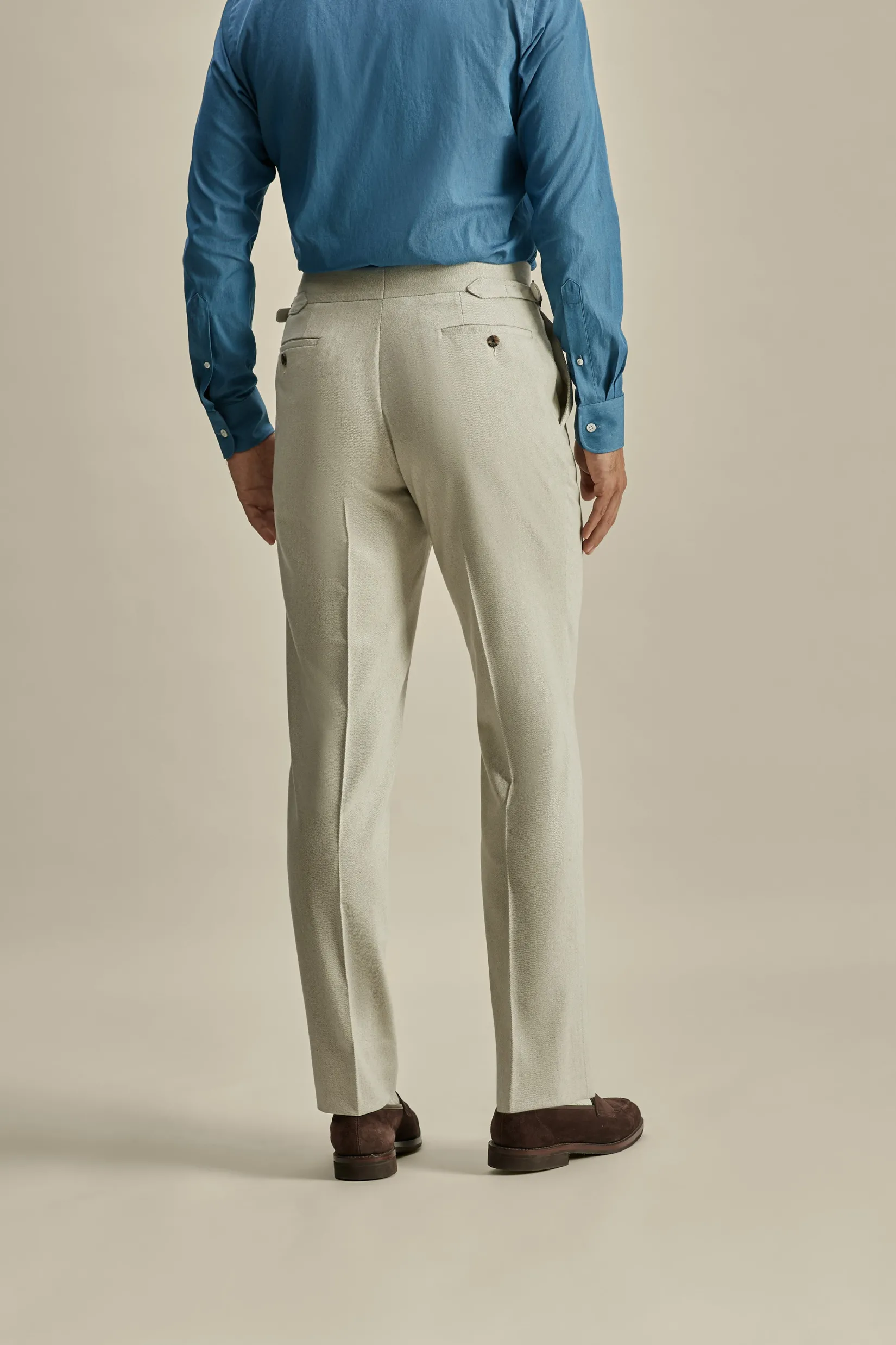 Best Wool Single Pleat Wide Leg Tailored Trousers Trousers & Shorts|Tailoring